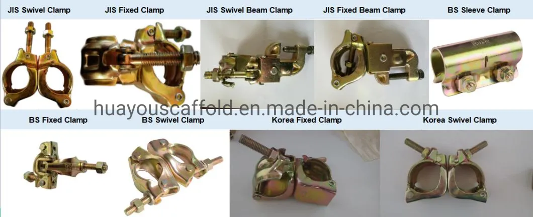 Pressed scaffolding coupler