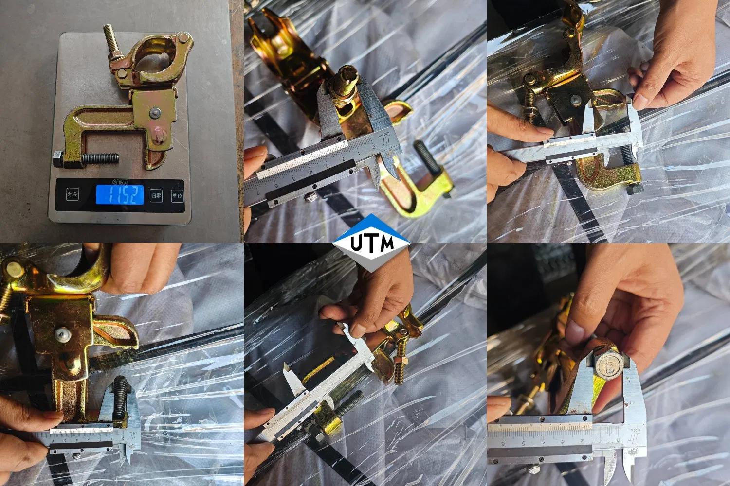 High Quality Certified Swivel Q235 Steel Pipe Clamps Beam Coupler with High Capacity High Strength for Ladder Scaffolding Parts