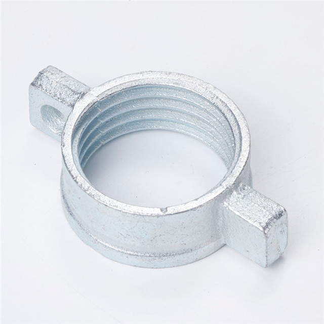 Scaffolding Adjustable Screw Jack Nut Cast Iron Base Handle Jack Nut