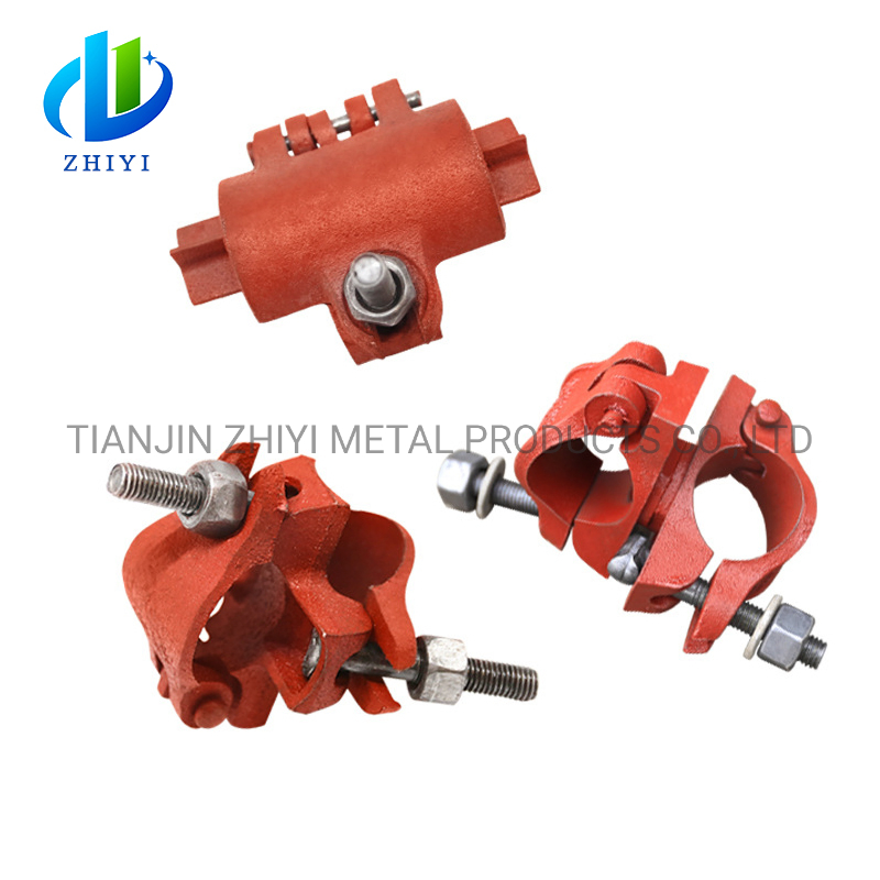 German Type Drop Forged Steel Fixed Right Angle Clamp/ Double Coupler Drop Forged 360 Degree Swivel Clamp/Coupler for Tube and Fittings Scaffold/Scaffolding
