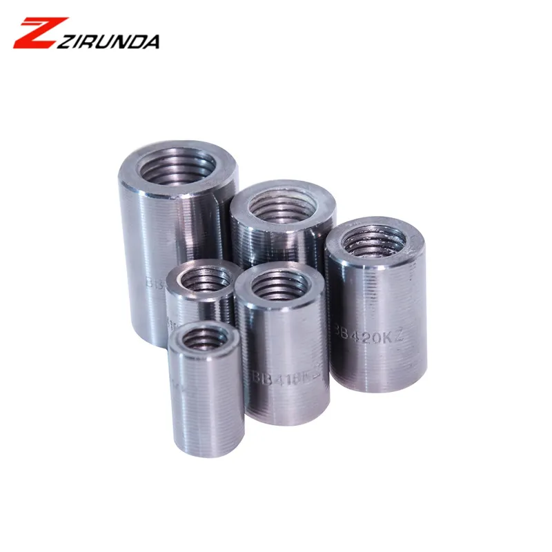 Heavy-Duty Straight Thread Rebar Couplers - High-Precision Machining