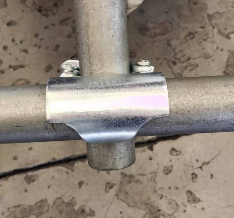 Easy Scaffold 48.3mm British Drop Forged Pressed Type Pipe Joint Coupler Beam Double Right Angle Swivel Scaffolding Clamp Scaffolding Plank Clamp