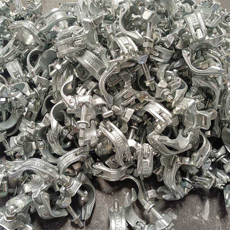 High Quality BS1139 Scaffolding Double Clamp Q235 Steel Drop Forged BRC Fitting Board Retaining Coupler Fixed Scaffold Part