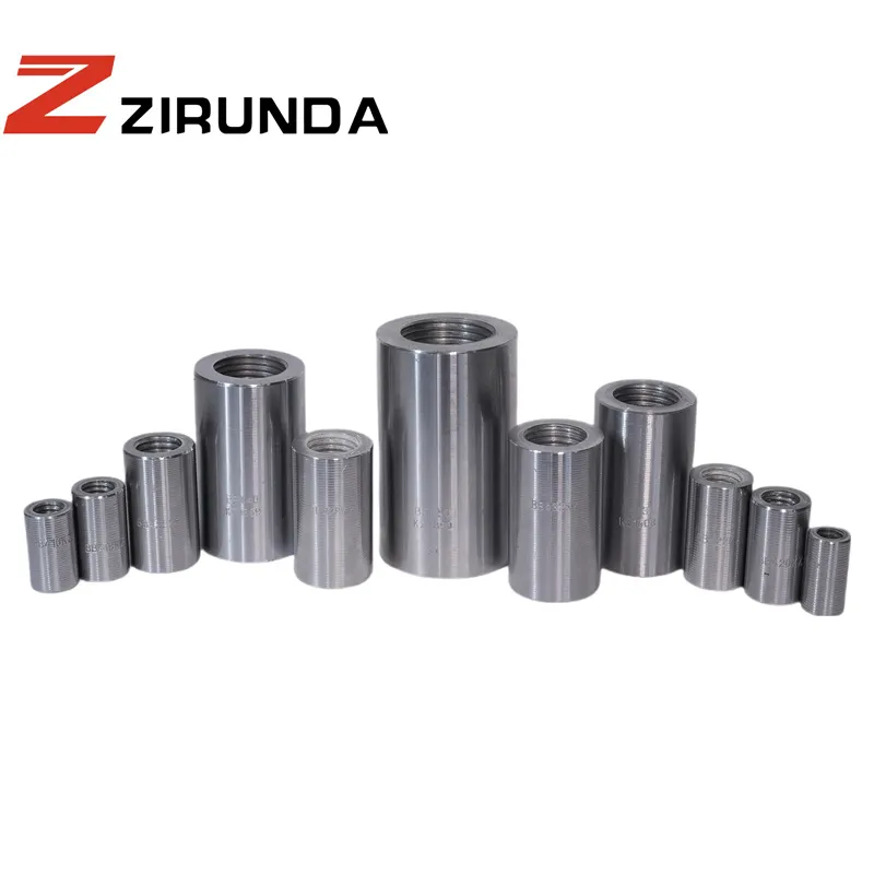 Heavy-Duty Straight Thread Rebar Couplers - High-Precision Machining