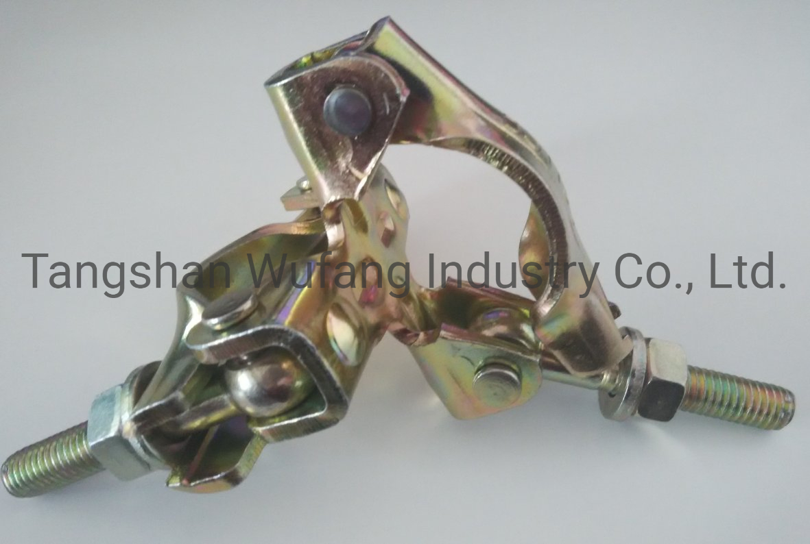 En74 Forged Scaffold 90 Degree Right Angle Clamps Fixed Coupler Double Couper