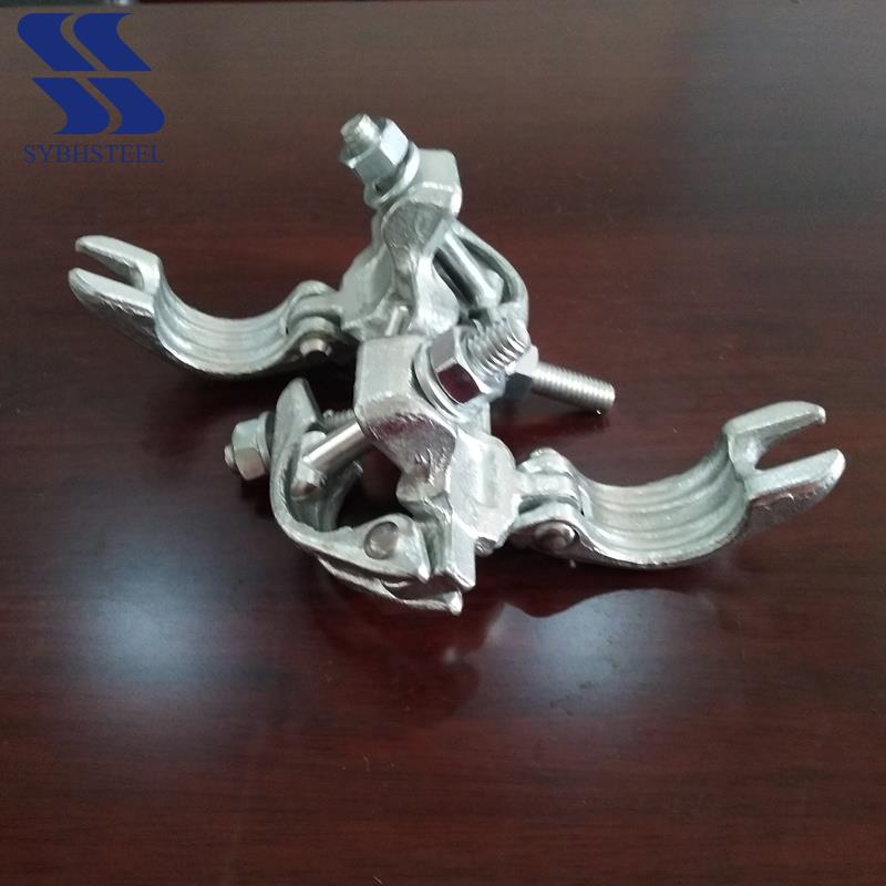 0.98kg Double Scaffolding Pallet Formwork Coupler BS Clamps Fix Coupler Board Retaining Clamp Scaffold Beam Ladder Clamp