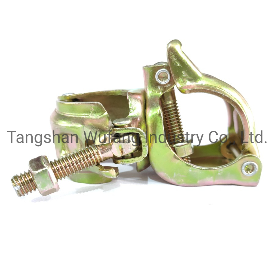 En74 Forged Scaffold 90 Degree Right Angle Clamps Fixed Coupler Double Couper