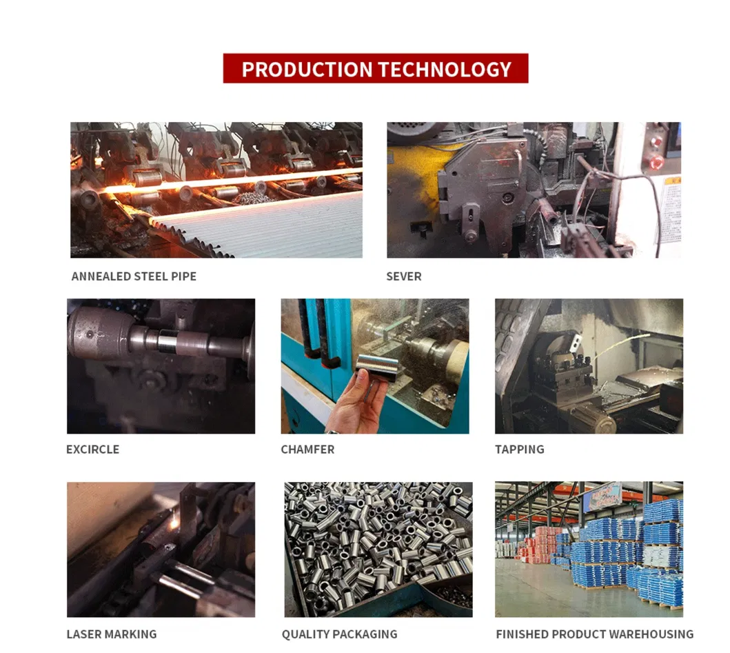 Heavy-Duty Straight Thread Rebar Couplers - High-Precision Machining