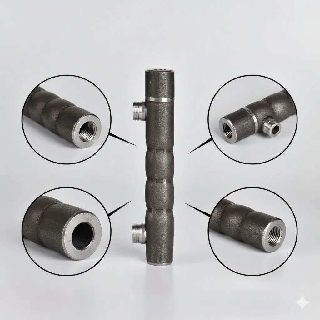 Heavy Duty Grout Sleeve Rebar Coupler for Infrastructure Projects