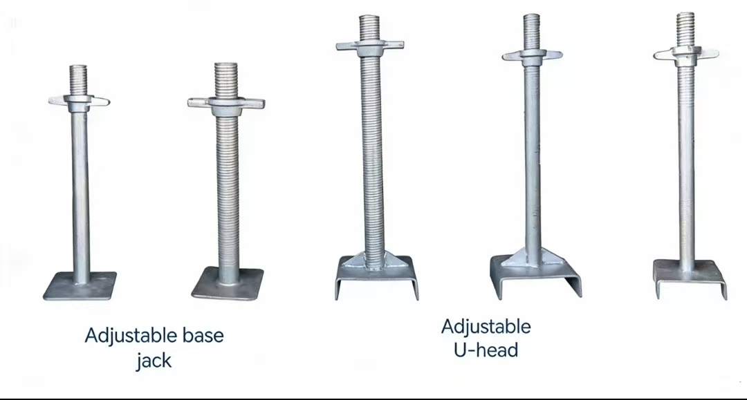 DAZHI DZ-48 Modern Outdoor Scaffolding Formwork U Head Jack Base Screw Jack Nut Q235 Steel High Strength 800kg Load Capacity