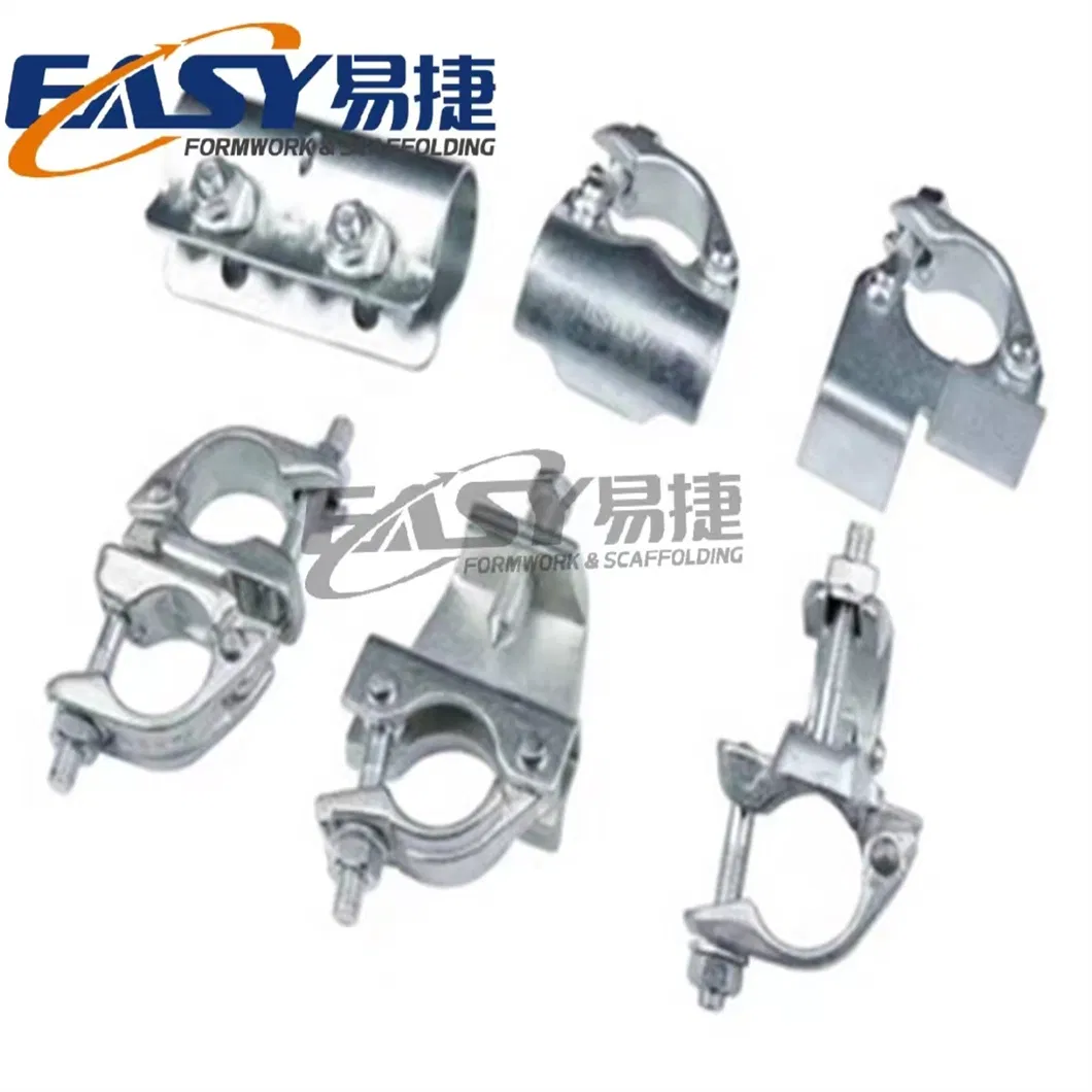 Easy British Type BS1139 Drop Frged Swivel Coupler Double/Fixed Clamp