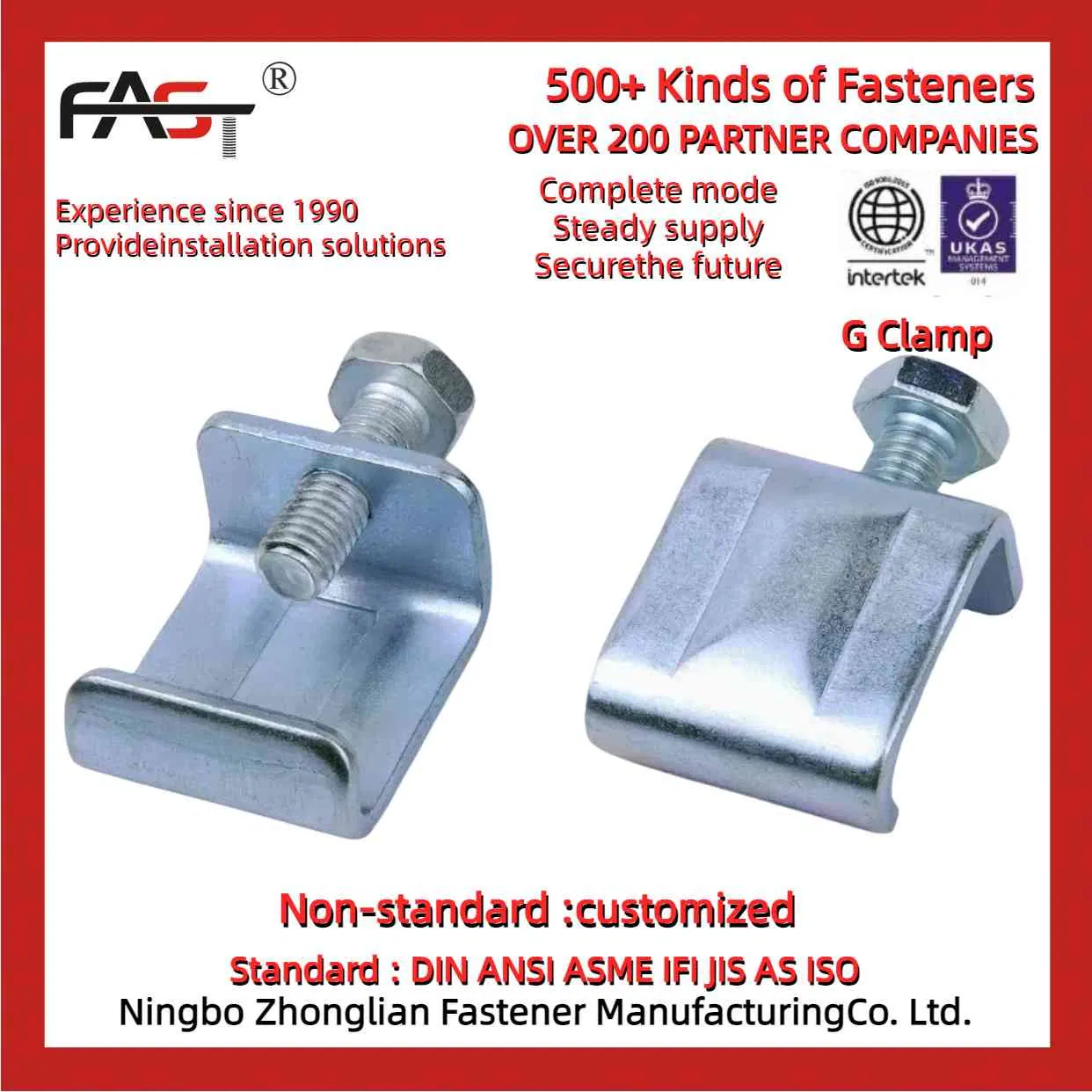 Compact G Clamp for Tight Spaces &amp; Confined Areas