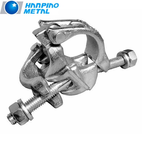 Scaffold BS1139/En74 48mm British Drop Forged Pressed Type Pipe Joint Coupler Beam Double Right Angle Swivel Scaffolding Clamp