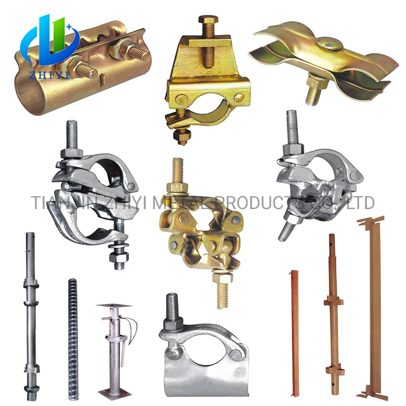 German Type Drop Forged Steel Fixed Right Angle Clamp/ Double Coupler Drop Forged 360 Degree Swivel Clamp/Coupler for Tube and Fittings Scaffold/Scaffolding