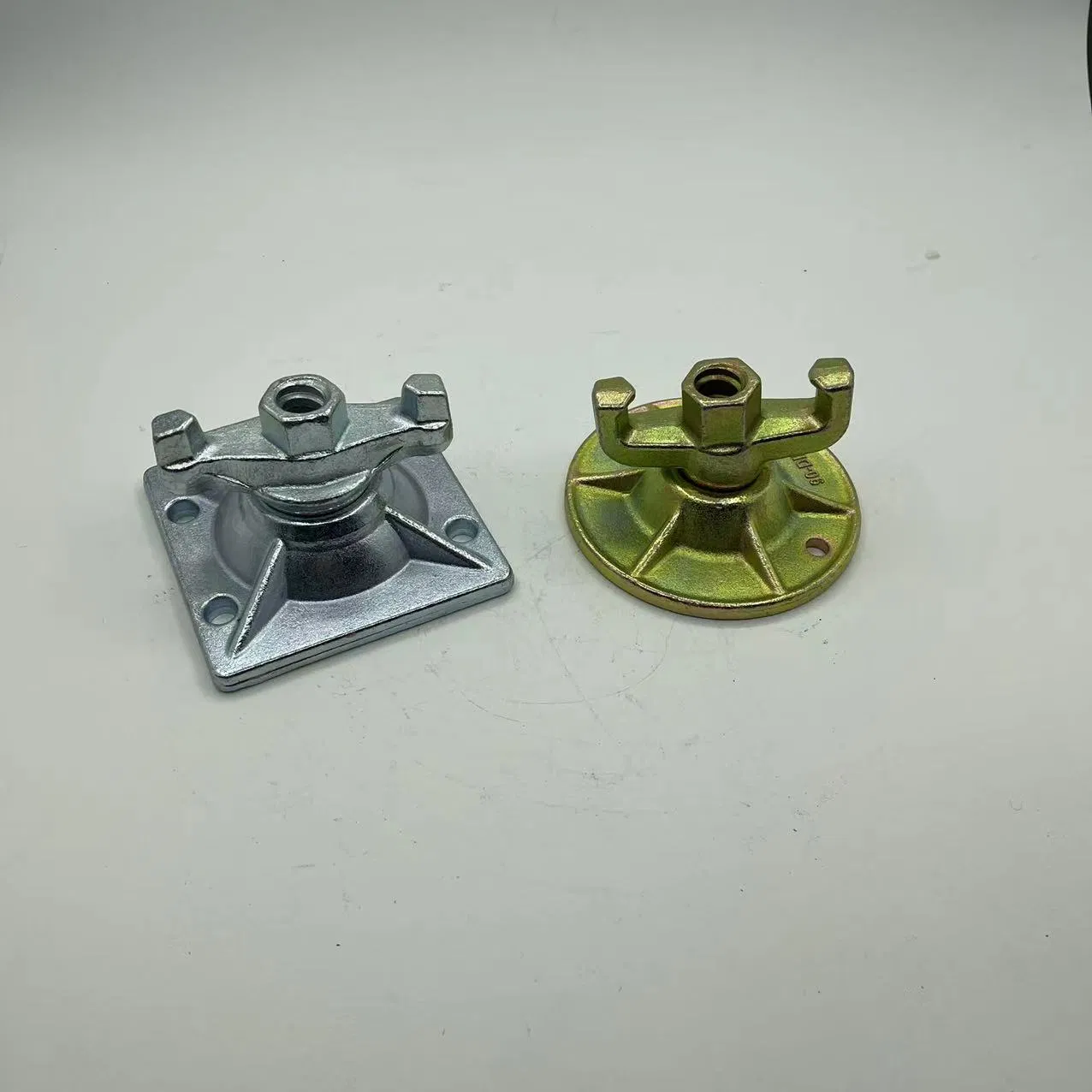 Formwork Scaffolding Construction Forged Casting Flanged Steel Rion Wing Nut Swivel Anchor Tie Rod Nut Square Slope Waller Plate Round Nut