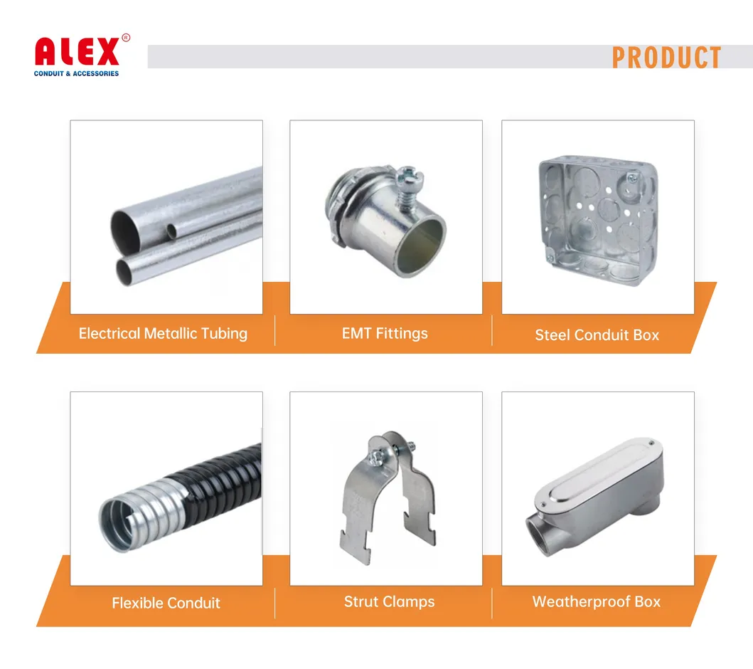 China Origin EMT Pipe Fitting Terminal Coupler