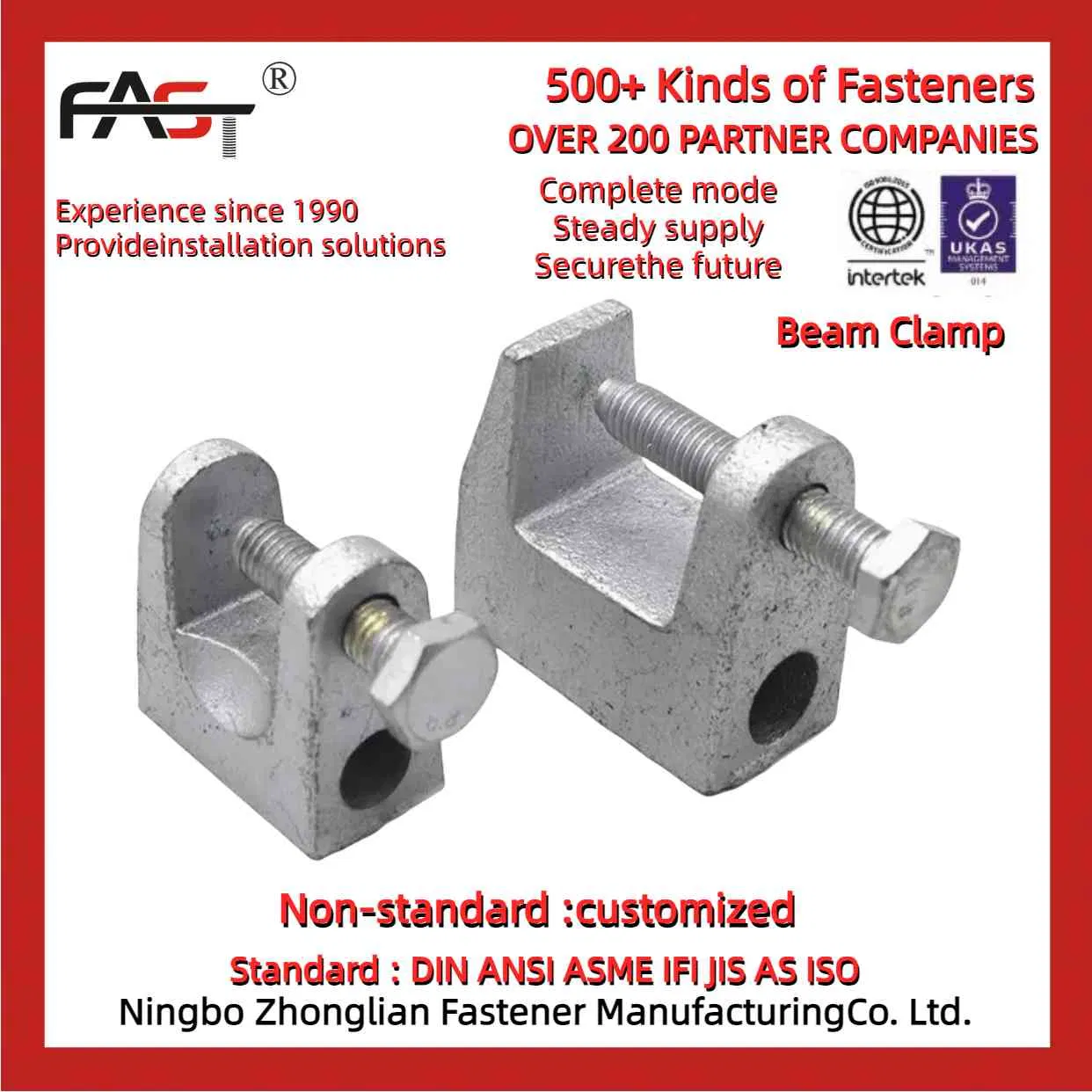 Heavy-Duty Beam Clamp for Demanding Environments – Resilient &amp; Reliable
