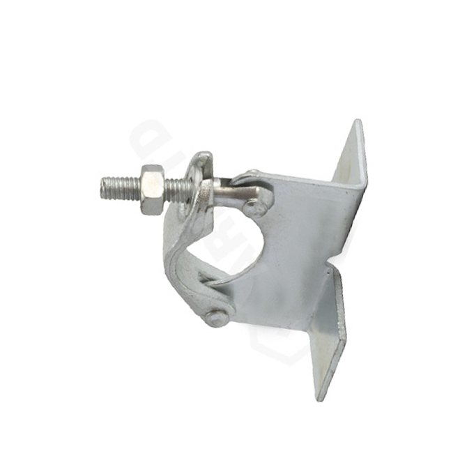 BRC Vaishnav Steel Board Retaining Coupler for Construction Scaffolding Plank Clamp Peri Formwork Toe Board Clamp-Zinc