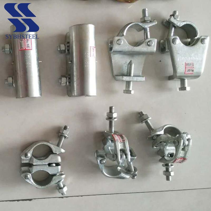 0.98kg Double Scaffolding Pallet Formwork Coupler BS Clamps Fix Coupler Board Retaining Clamp Scaffold Beam Ladder Clamp