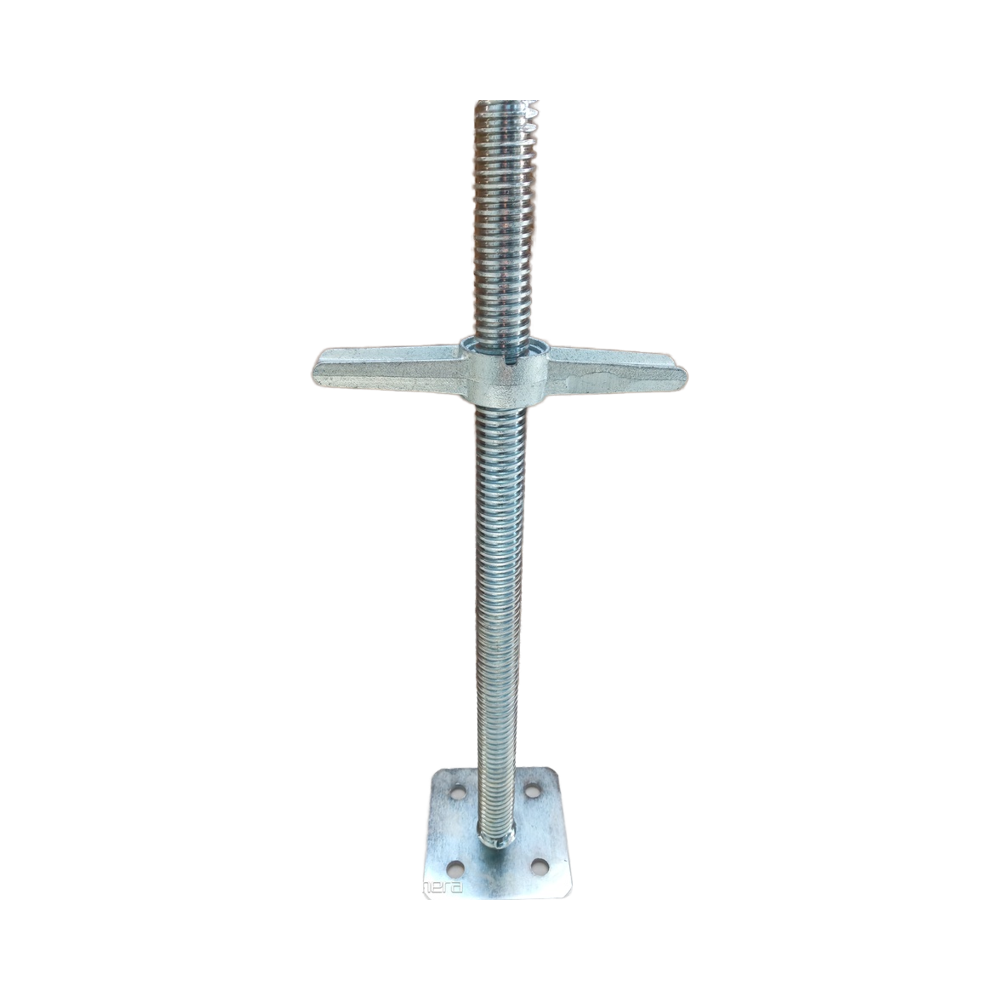 Scaffolding Formwork U Head Steel Jack Base &amp; Solid Hollow Screw Base Jack with Nut