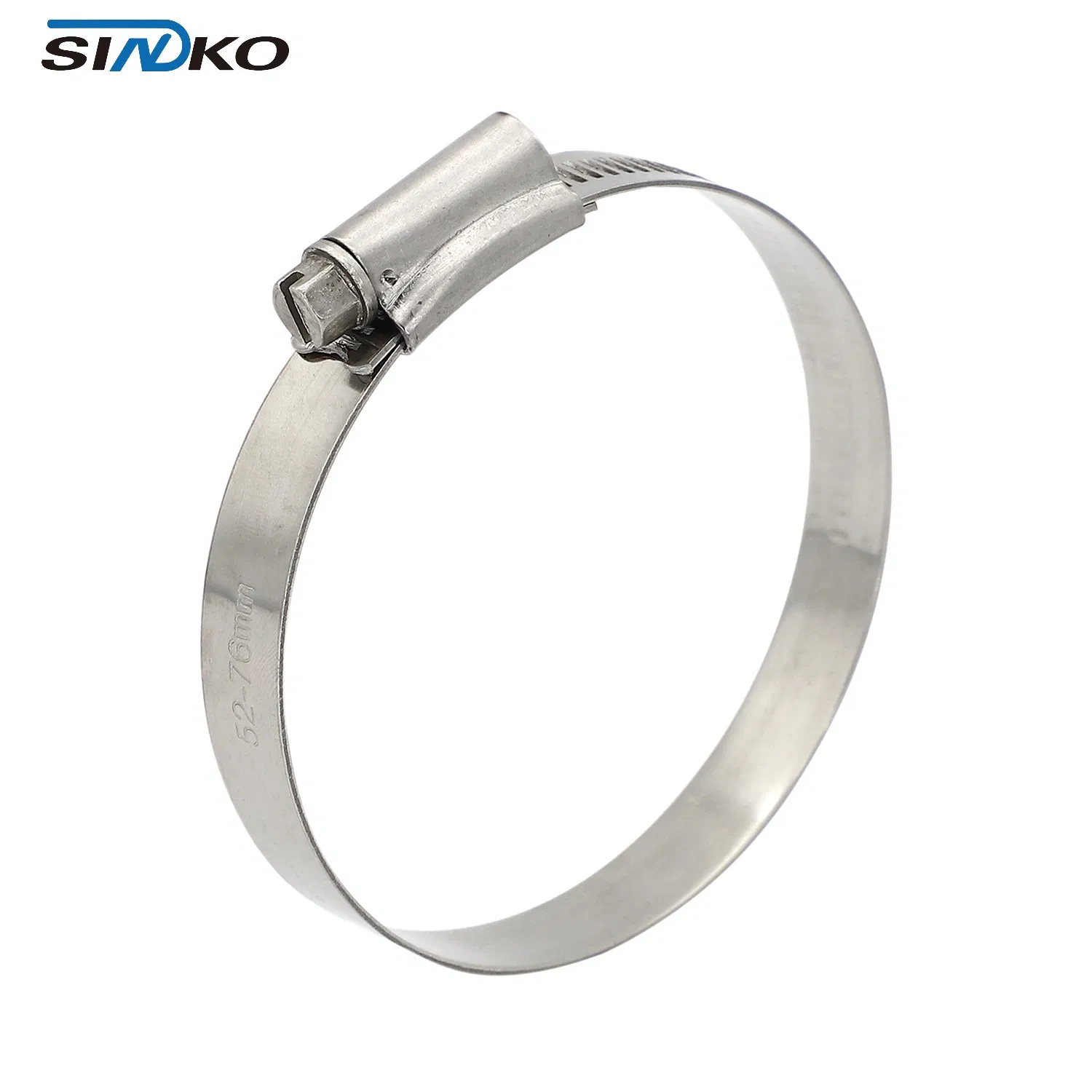 Adjustable Stainless Steel British Type Hose Clamp with Swivel Clamp Structure