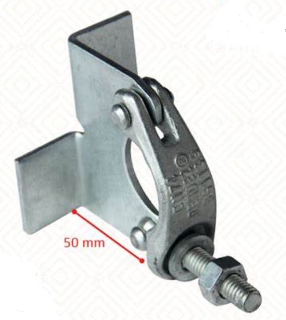 BS1139 En74 Steel Scaffolding Andamio Clamp BRC Board Retaining Coupler for Oil &amp; Gas/Industrial Construction Tubular UAE Use