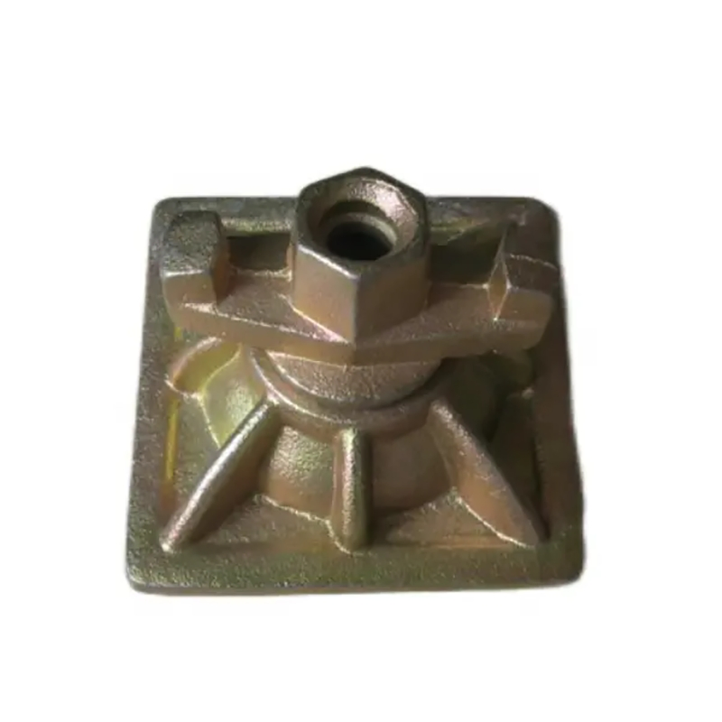 Slab Concrete Formwork Tie Rod Wing Nut Forging Combi Square/Round Plate Artuculating Formwork Nut