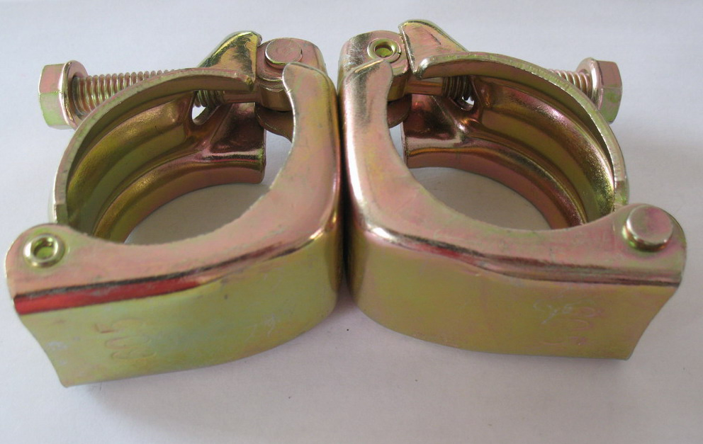 Scaffold Pressed Steel Right Angle Fixed and Scaffolding Pipe Swivel Coupler