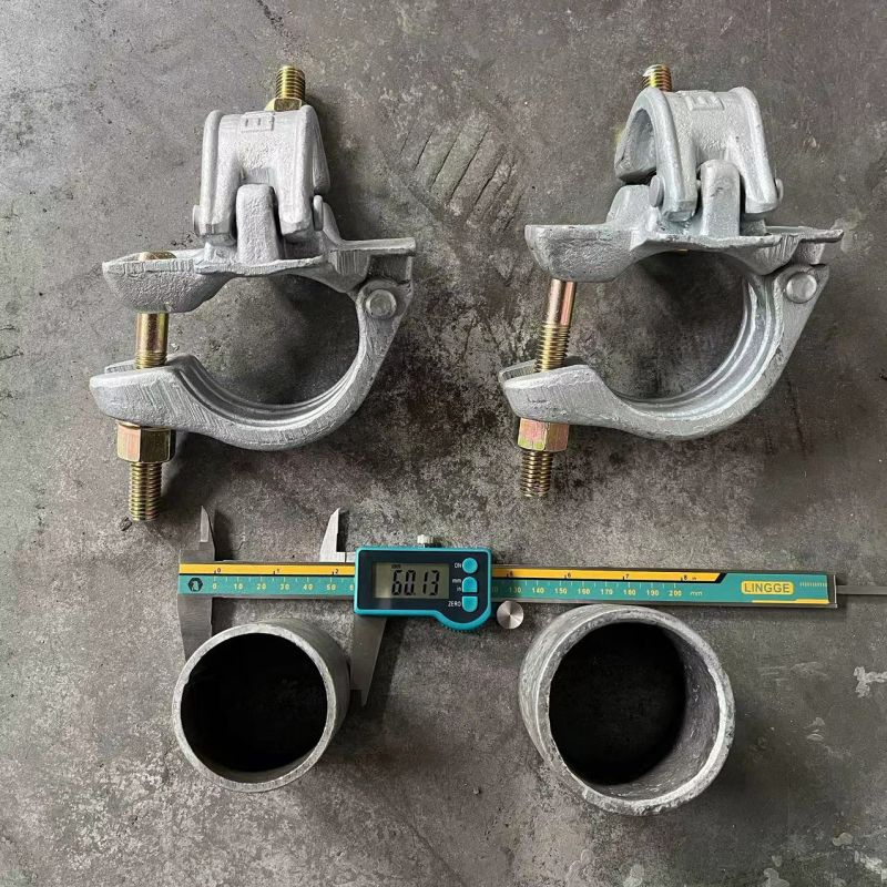 Manufacturer of German Type Scaffolding Drop Forged Double Coupler 48mm by 60mm Size
