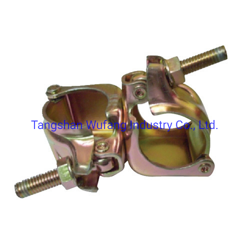 JIS Pressed Double Coupler 90 Degree Clamp Right Angle Coupler