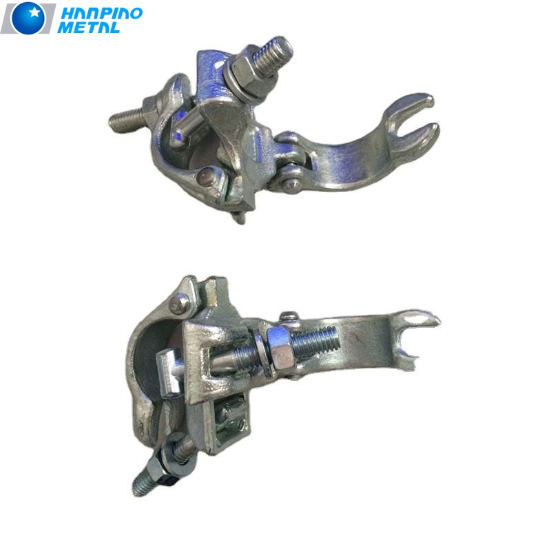 Scaffold BS1139/En74 48mm British Drop Forged Pressed Type Pipe Joint Coupler Beam Double Right Angle Swivel Scaffolding Clamp