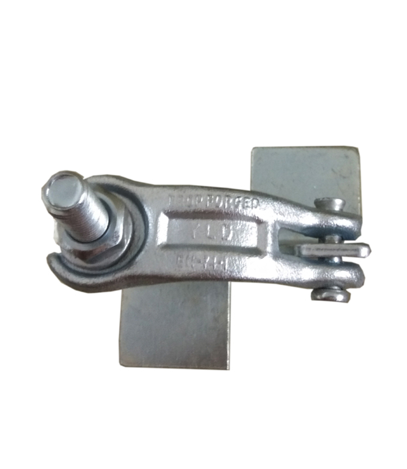 BRC Vaishnav Steel Board Retaining Coupler for Construction Scaffolding Plank Clamp Peri Formwork Toe Board Clamp-Zinc
