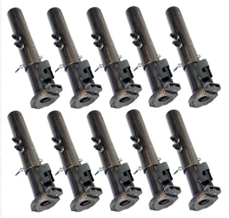 25000lbs Adjustable Gooseneck Coupler with 2-5/16" Ball for Heavy Duty
