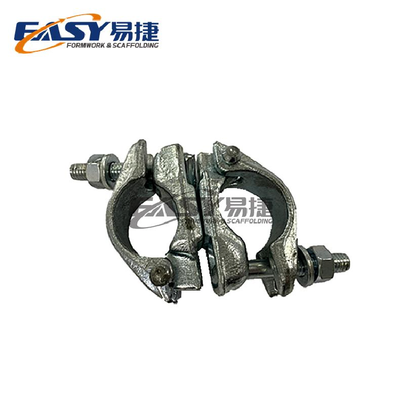 Easy British Type BS1139 Drop Frged Swivel Coupler Double/Fixed Clamp