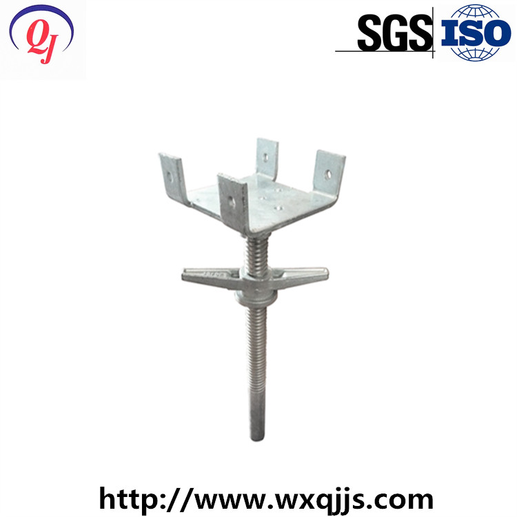 Adjustable Jack Base Scaffolding U-head Screw Jack Base with Nuts