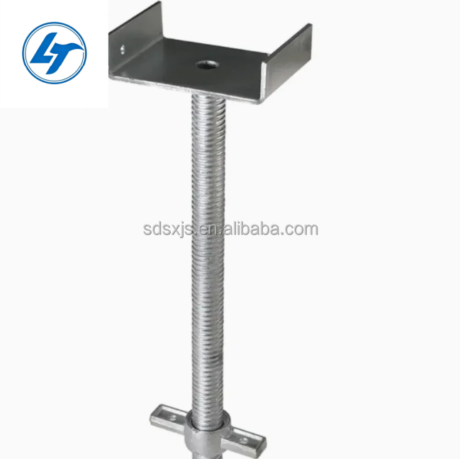 Heavy Duty Q235 Scaffolding U Jack Base | Adjustable Screw Base Jack with Nut for Formwork Support