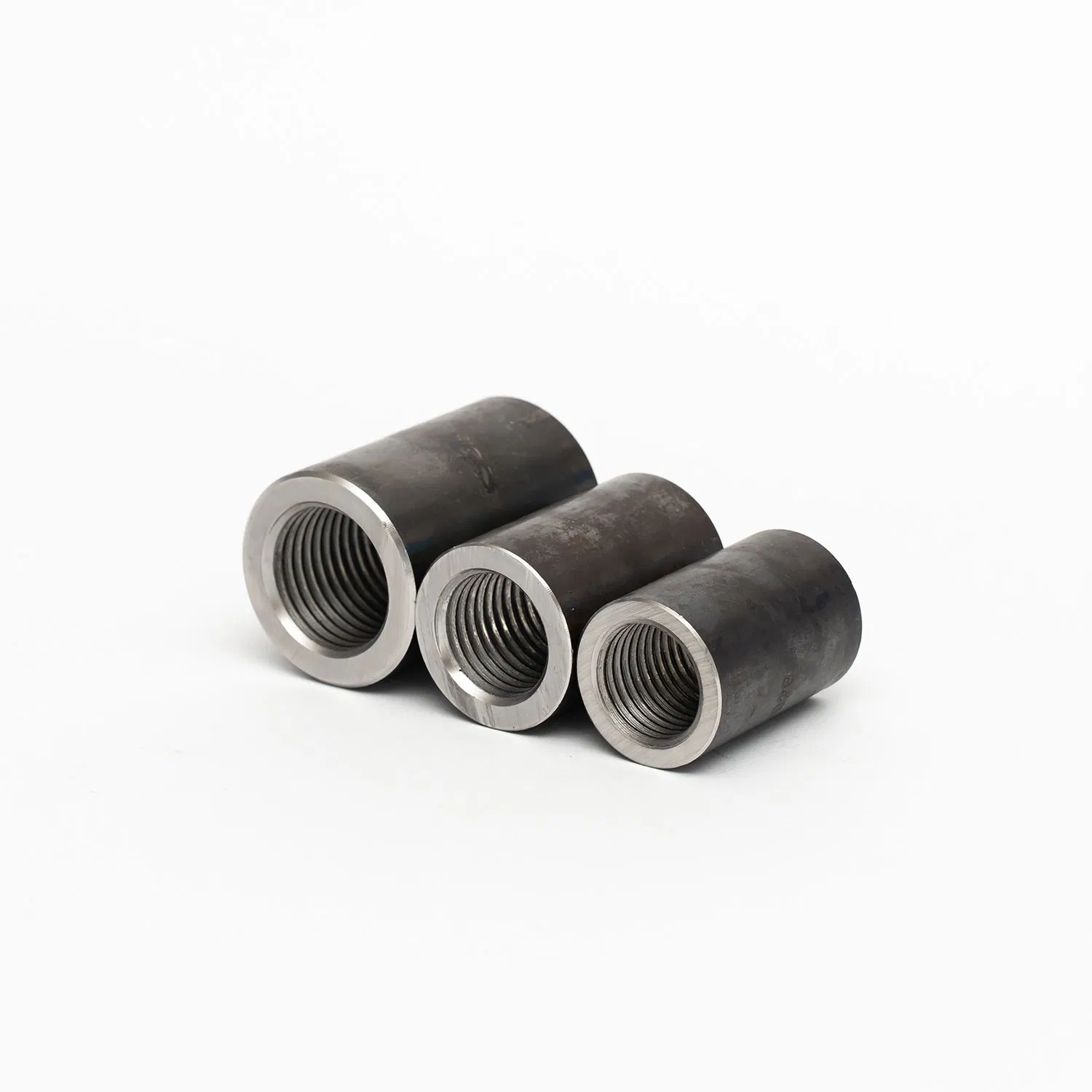 16mm 18mm 20mm Steel Rebar Coupler Upsetting Rebar Coupler Carbon Steel Rebar Upset End Connecting Sleeve Joint