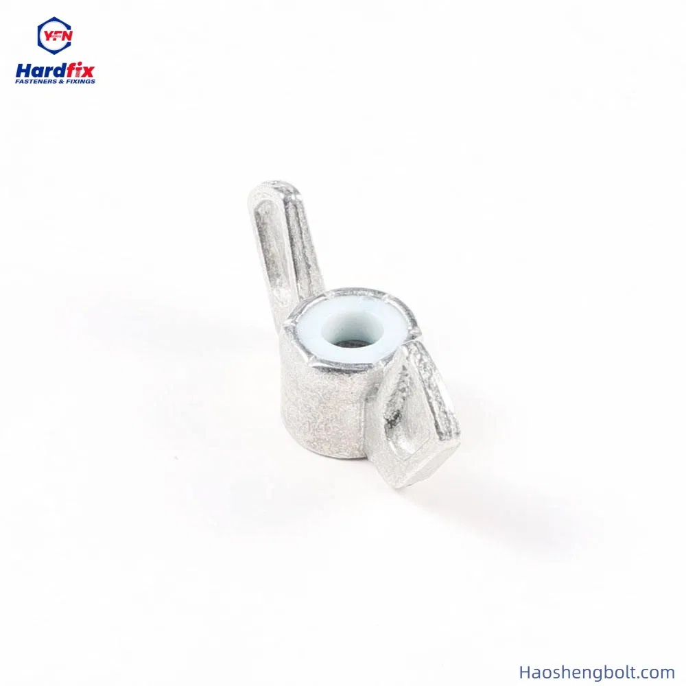 Carbon Steel Zinc Plated DIN315 M5 M6 M8 M10 M12 M16 M24 Butterfly Nut Brass Butterfly Wing Nut Tie Rod Wing Nut Wing Nut Driver Steel Nut