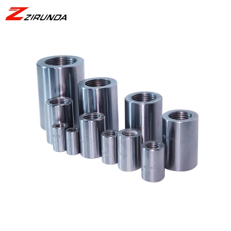 Heavy-Duty Straight Thread Rebar Couplers - High-Precision Machining