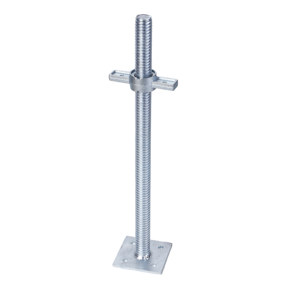 Scaffolding Formwork U Head Steel Jack Base &amp; Solid Hollow Screw Base Jack with Nut