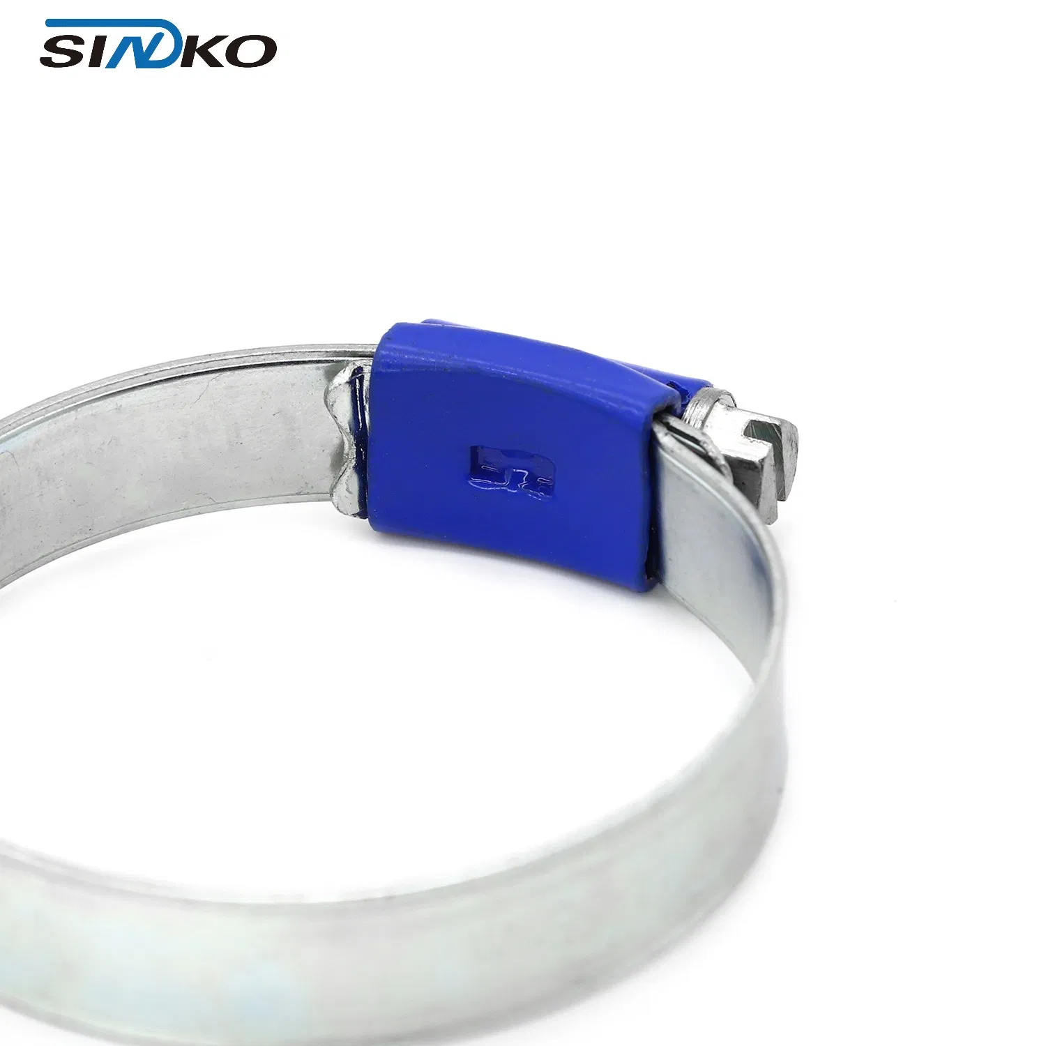 British Type Stainless Steel Hose Clamp with Swivel Fastener Design