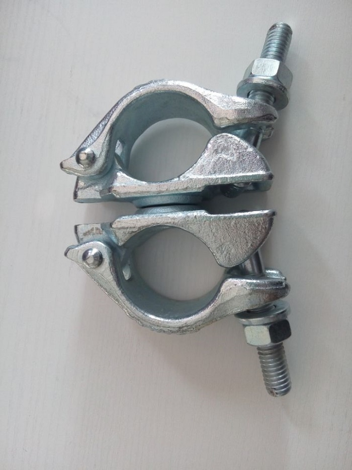 British Type Drop Forged Double Scaffolding Coupler Swivel Scaffolding Clamp