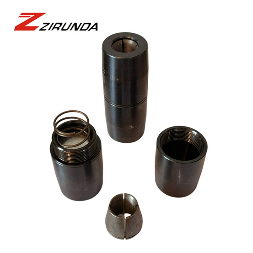 One-Touch Rebar Coupler with Motor Rebar Straight Thread Sleeve for Efficient Joint Connection of Steel Pipes