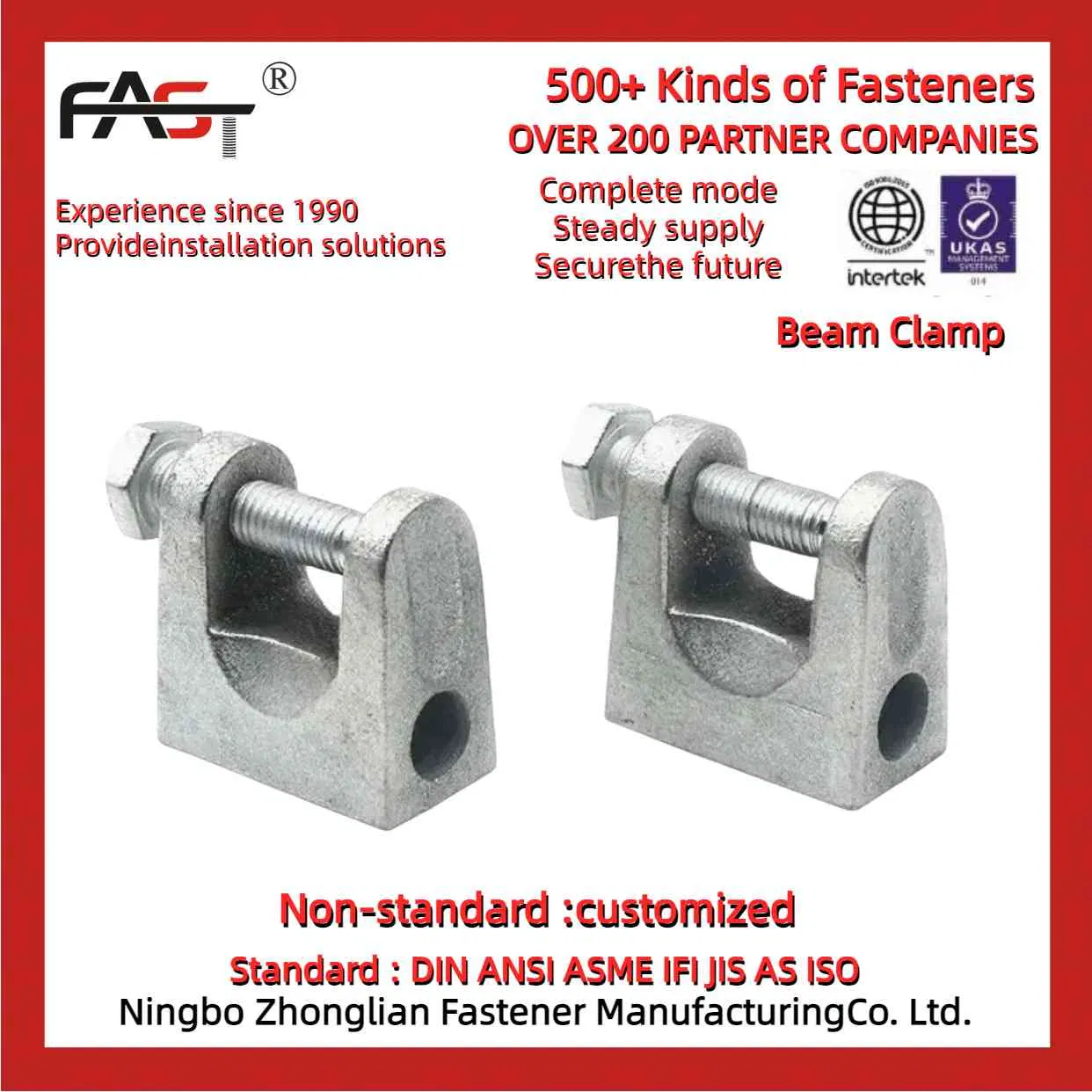 Engineered Beam Clamp for Structural Integrity – Load-Bearing Capacity