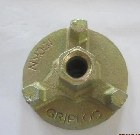 Scaffolding Casting Iron Wing Disc Nut for 15/17mm Tie Rod