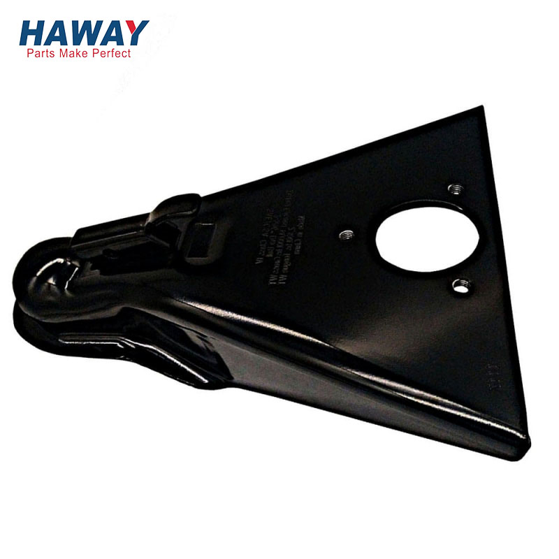 Heavy Duty Cast Adjustable Trailer Coupler 2-5/16 in, 12500lbs Capacity Channel-Mount Coupler