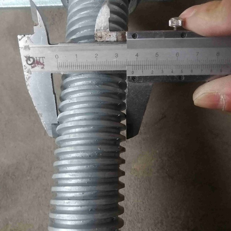 Adjustable Galvanized Steel Pipe Prop Base Jack Construction Jack with Screw Nut for Scaffolding Part