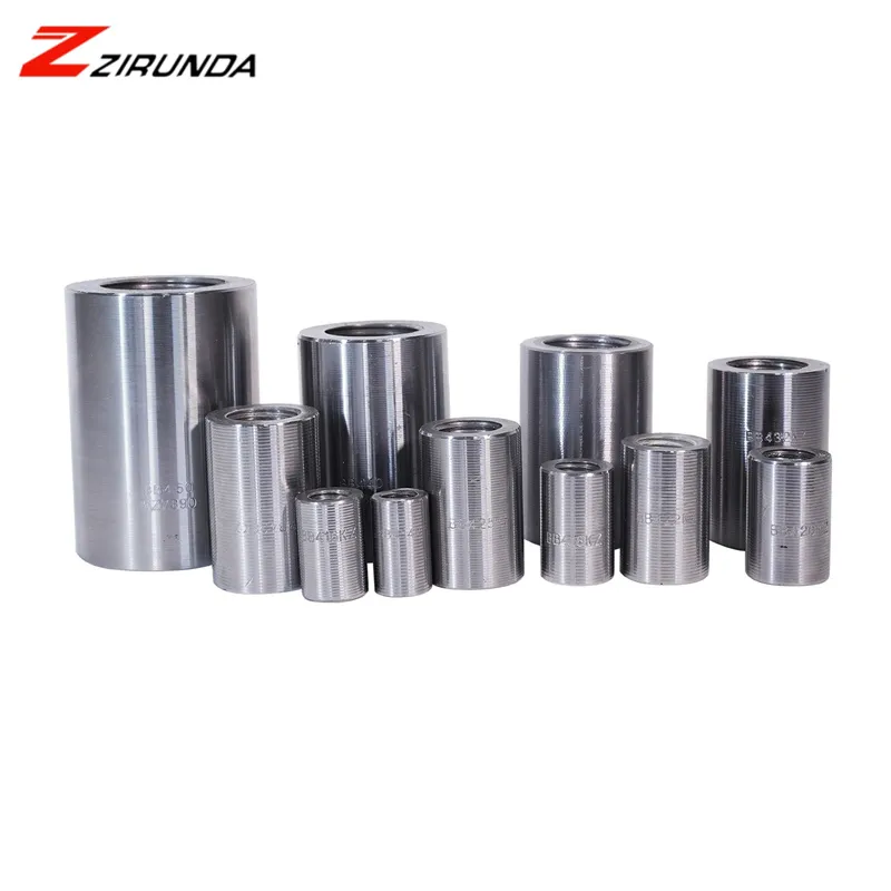 Heavy-Duty Straight Thread Rebar Couplers - High-Precision Machining
