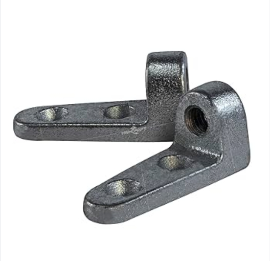 Plain and Zinc Plated 3/8 1/2 Wide Side Beam Clamps, Malleable Iron