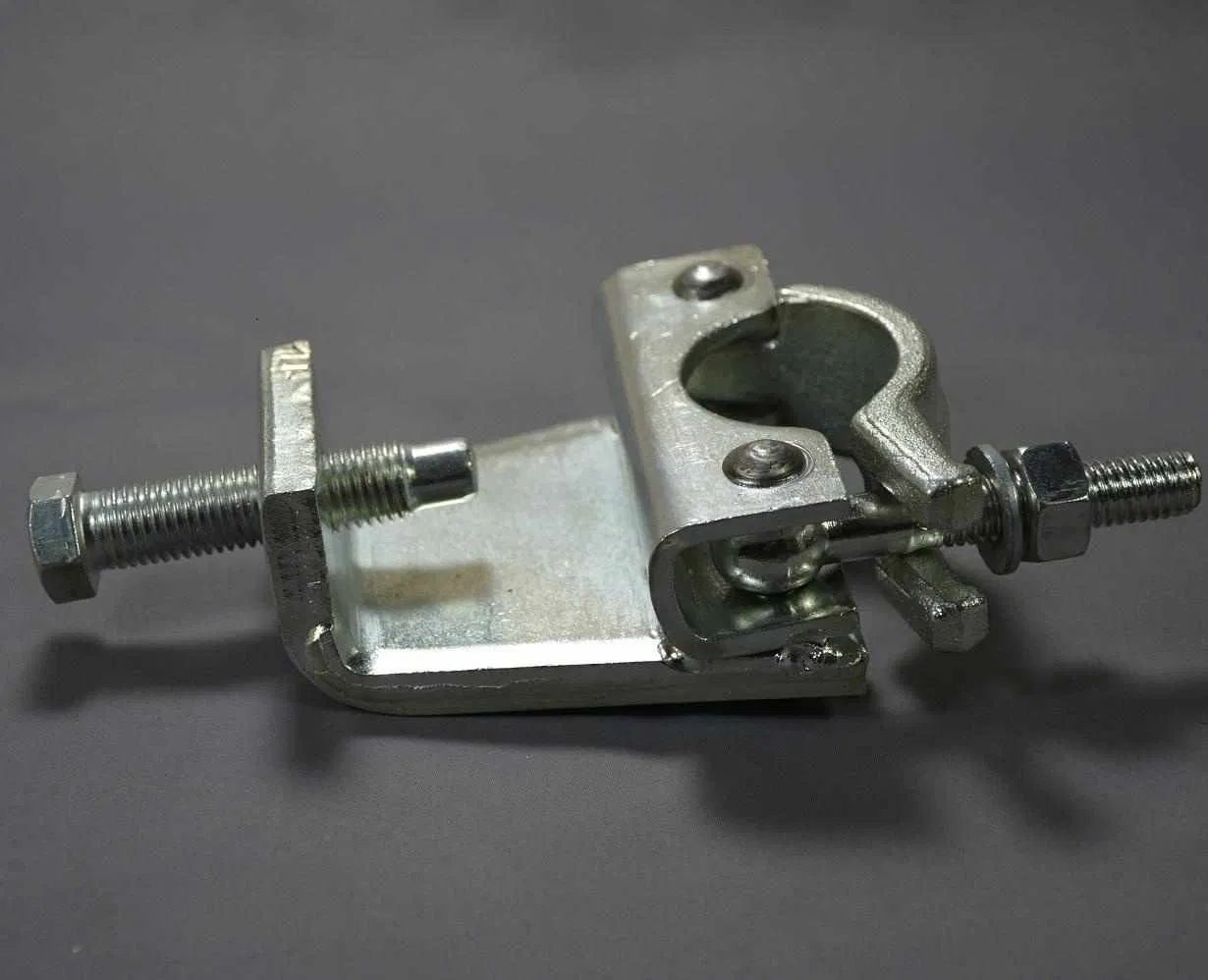 Brazil Type Right Angle Fix Load Capacity Board Retaining Double Scaffolding Pressed Swivel Coupler with Electroplating
